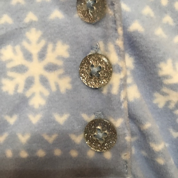 NWT Carters 9 Month Fleece Snowflake hooded outfit - Picture 2 of 4